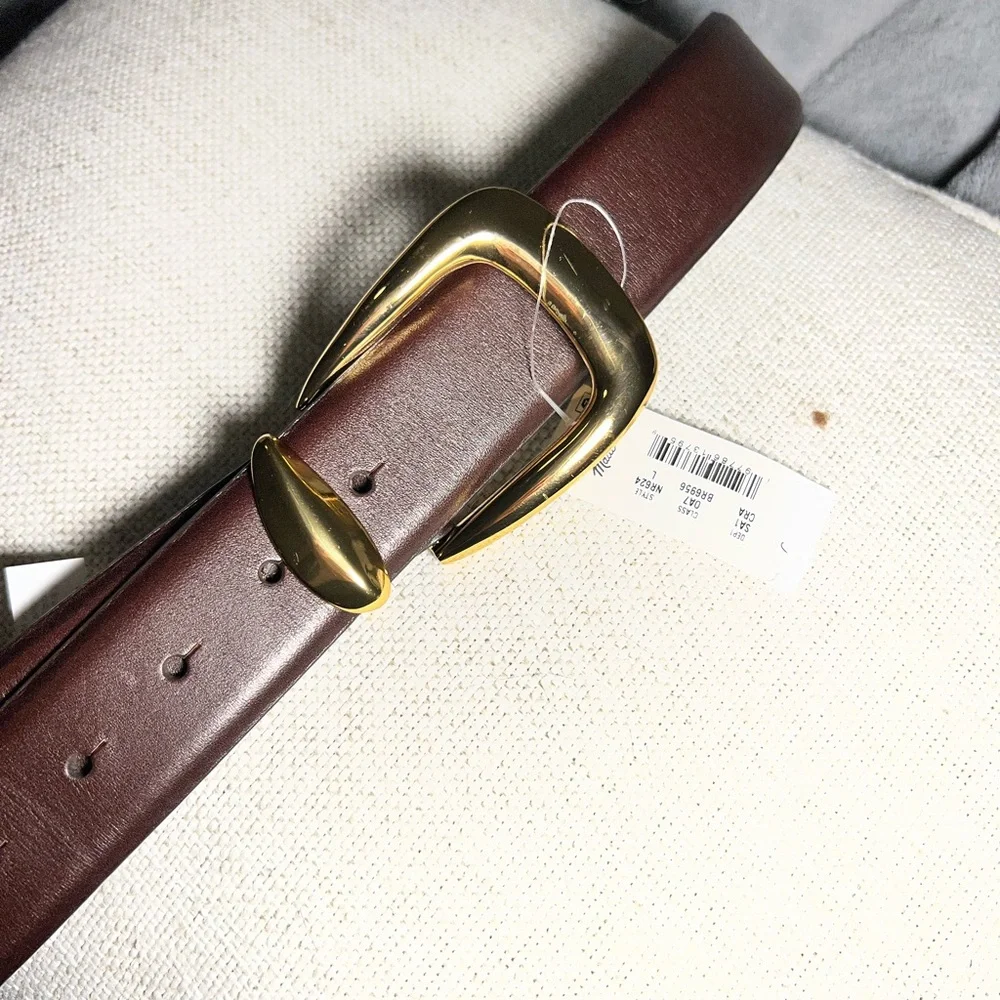 Madewell chunky metal statement belt size L